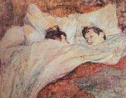 the bed, Henri De Toulouse-Lautrec
